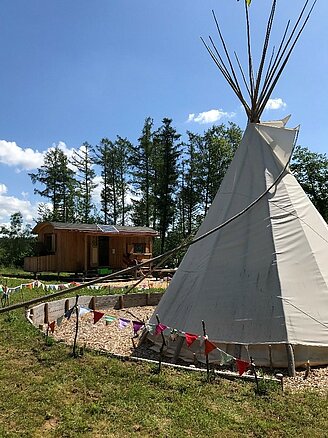 Tipi des Kindergartens Pusteblume